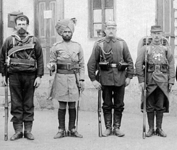 Soldater i Beijing 1900