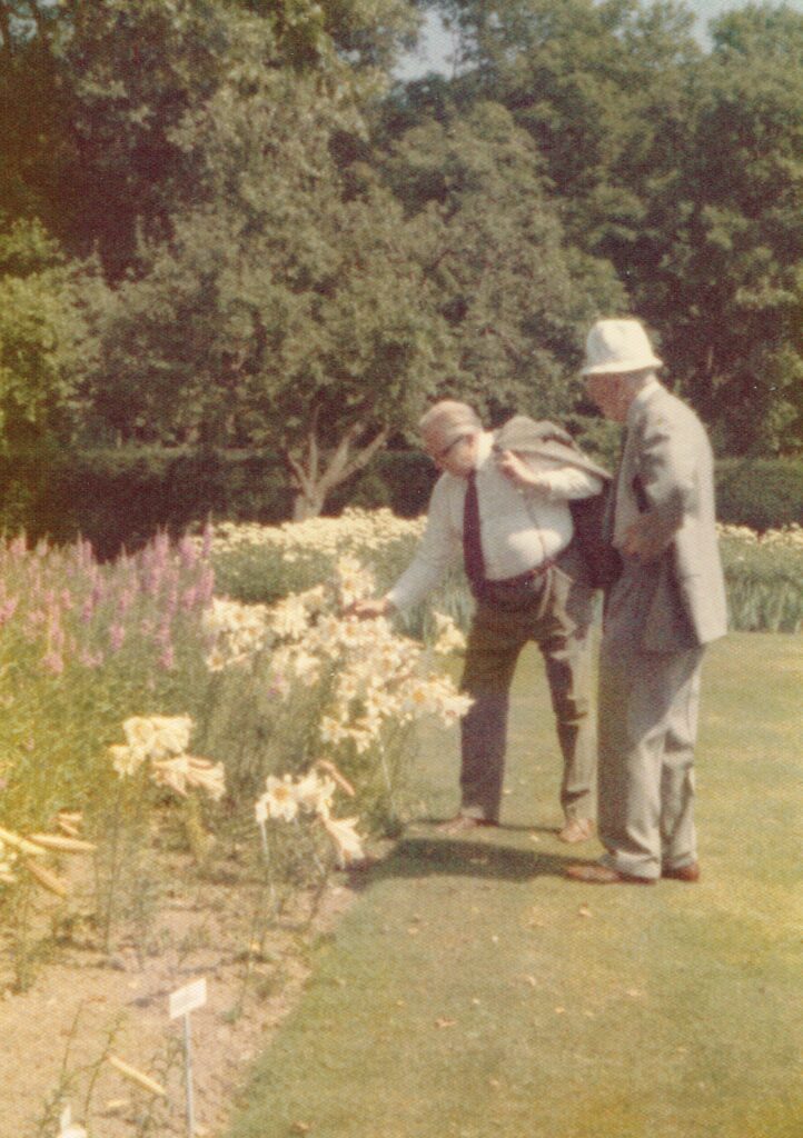 Gunnar Sträng och Gustav VI Adolf